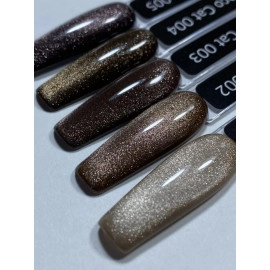 Moltini ,гель-лак кошачий глаз "Choco Cat" 05